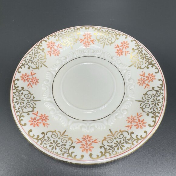 Vintage Waldershof Bavaria Germany Fine Porcelain Teacup Saucer And Plate Set - Picture 8 of 16